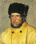 Michael Ancher redningsformand lars kruse oil painting artist